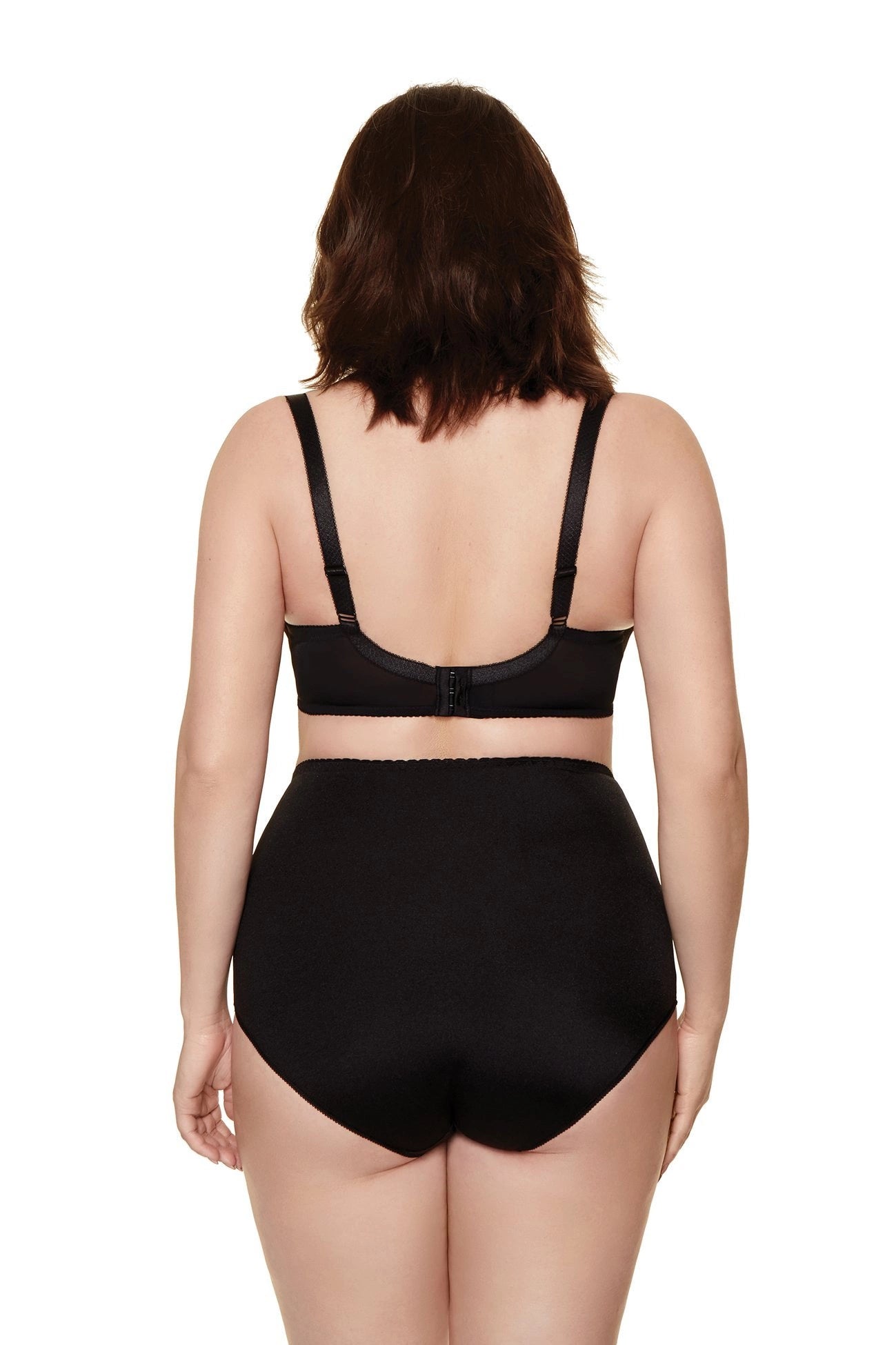 Onyx black soft bra with embroidery (Discount Group B) | Gorteks | MySalvio