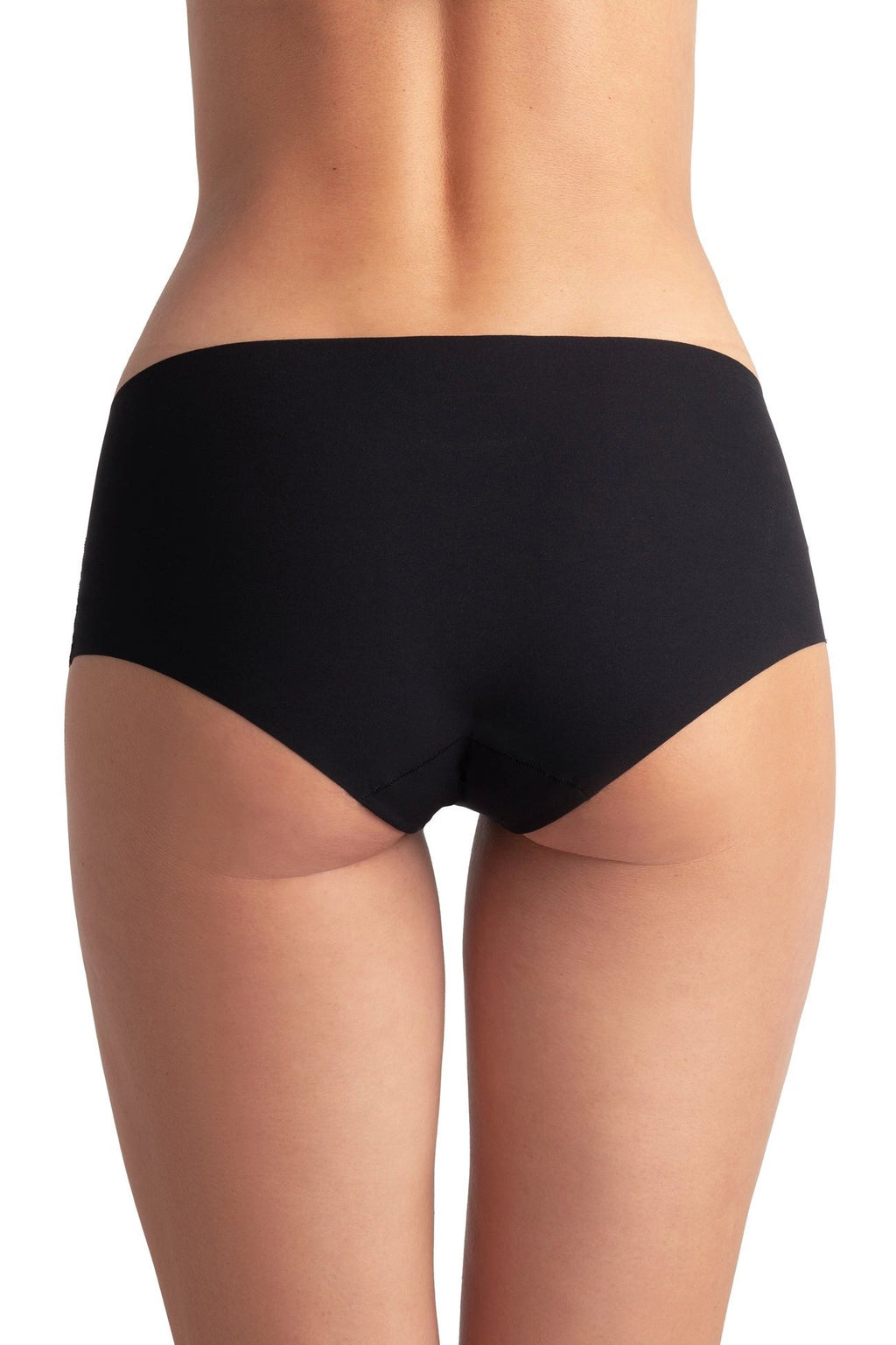 Susana black seamless boy-short briefs (Discount Group B) | Gorteks | MySalvio