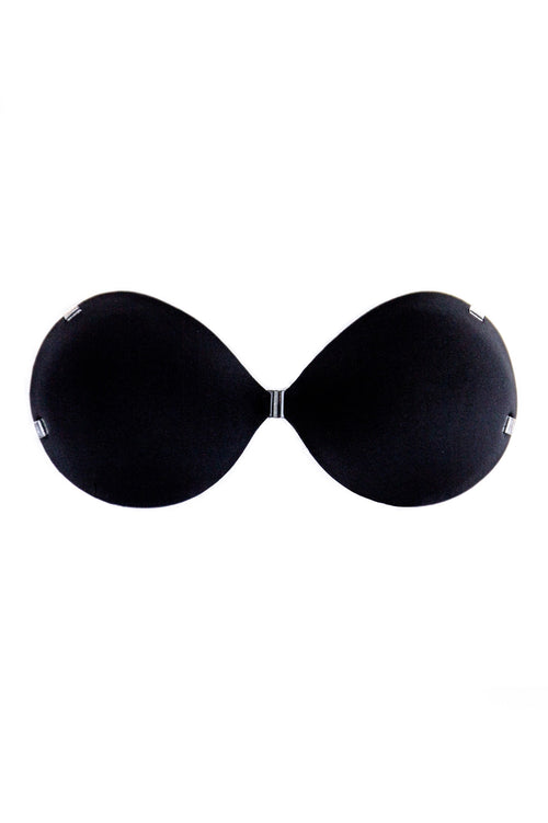 Black adhesive bra with straps (Discount Group B) | Gorteks | MySalvio