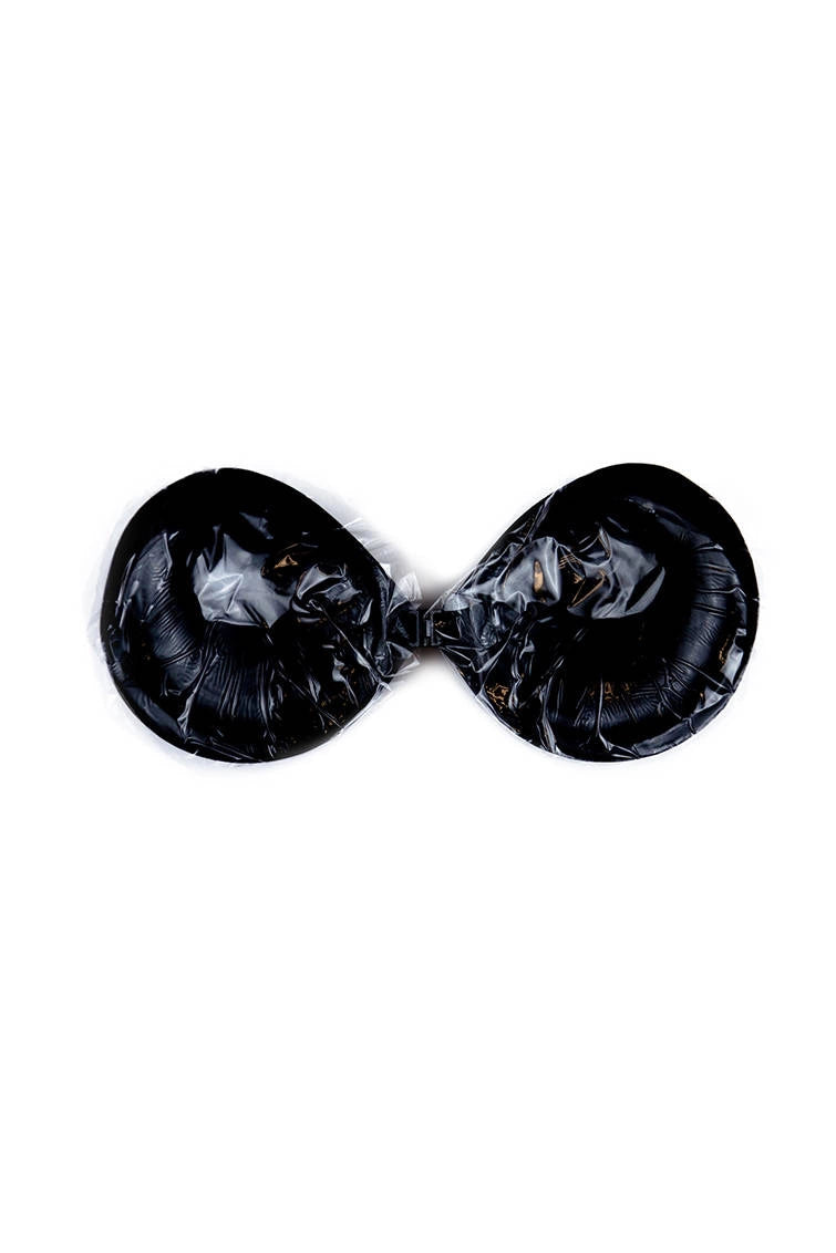 Black adhesive bra with straps (Discount Group B) | Gorteks | MySalvio