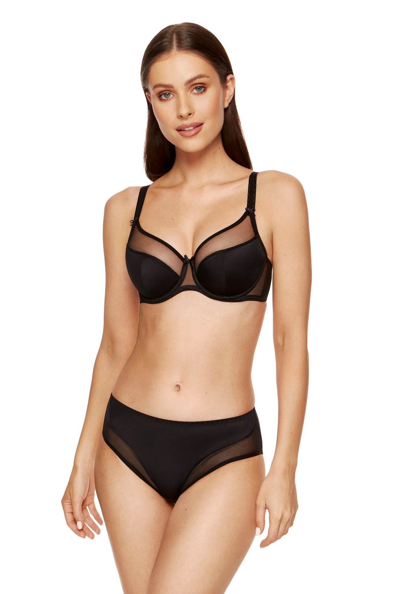 Zara smooth semi-padded bra black (Discount Group A) | Gorteks | MySalvio