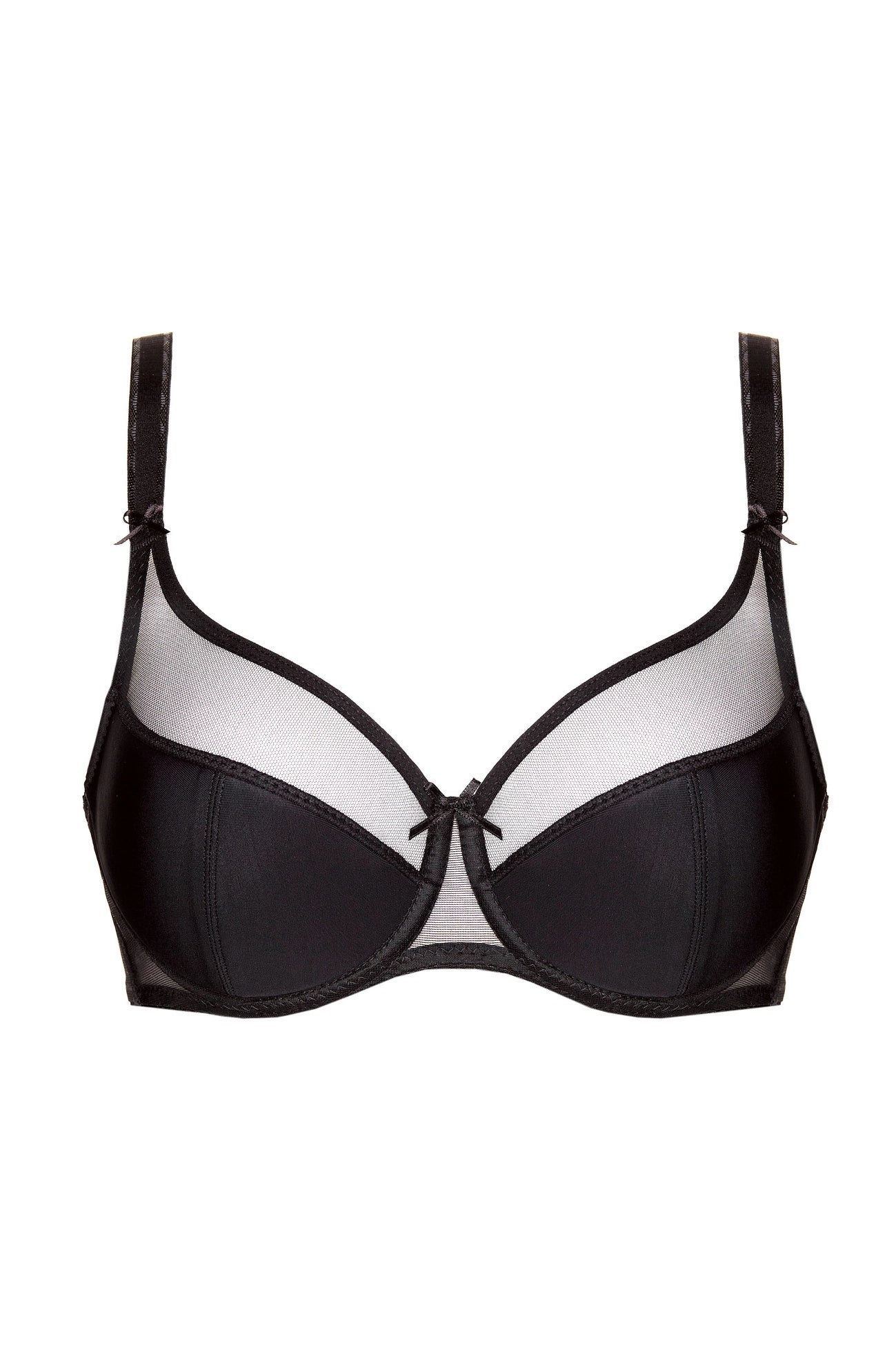 Zara smooth semi-padded bra black (Discount Group A) | Gorteks | MySalvio