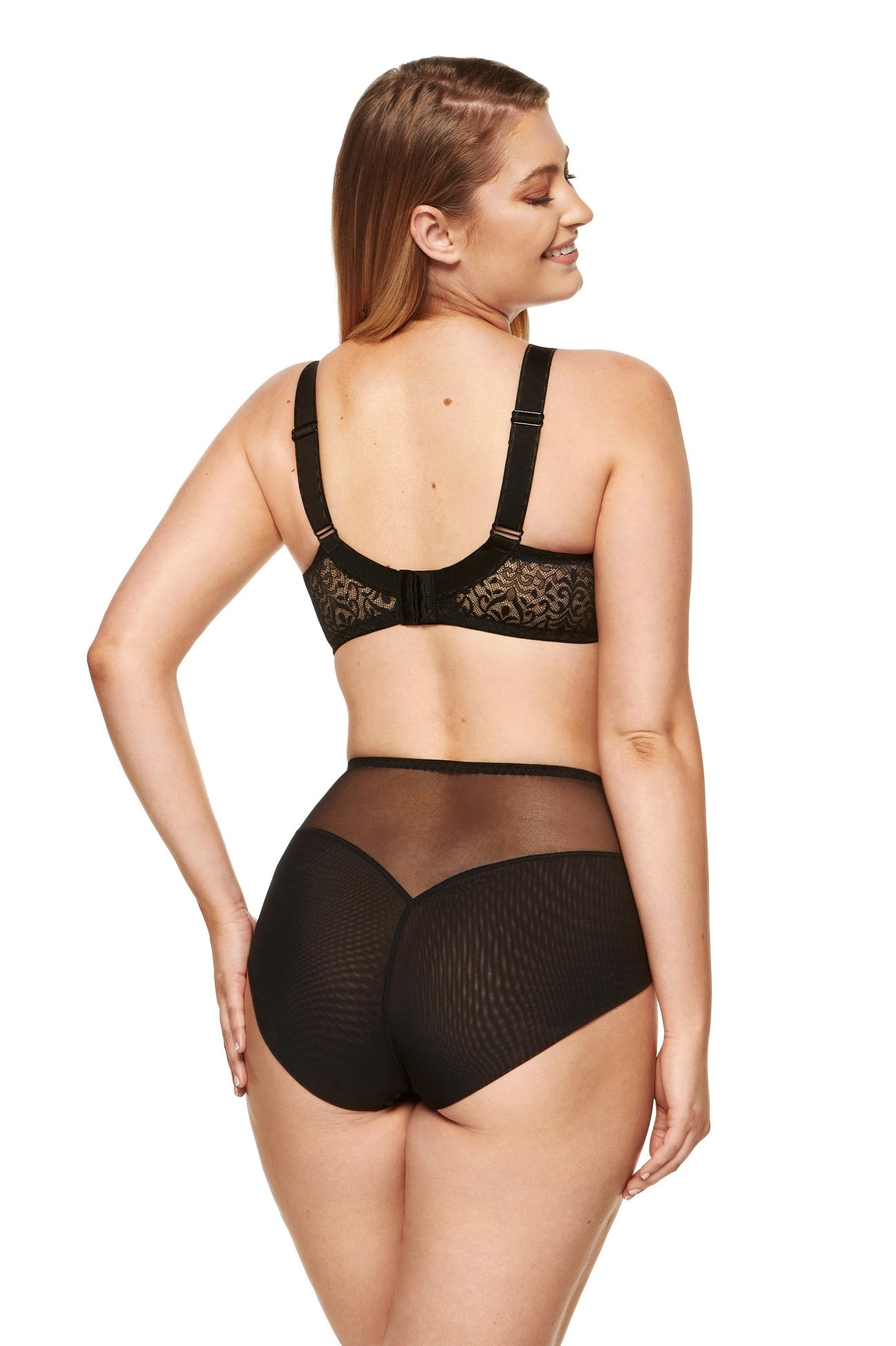 Gabi soft lace bra plus size black (Discount Group A) | Gorteks | MySalvio