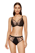 Kala floral soft bra (black) (Discount Group A) | Gorteks | MySalvio