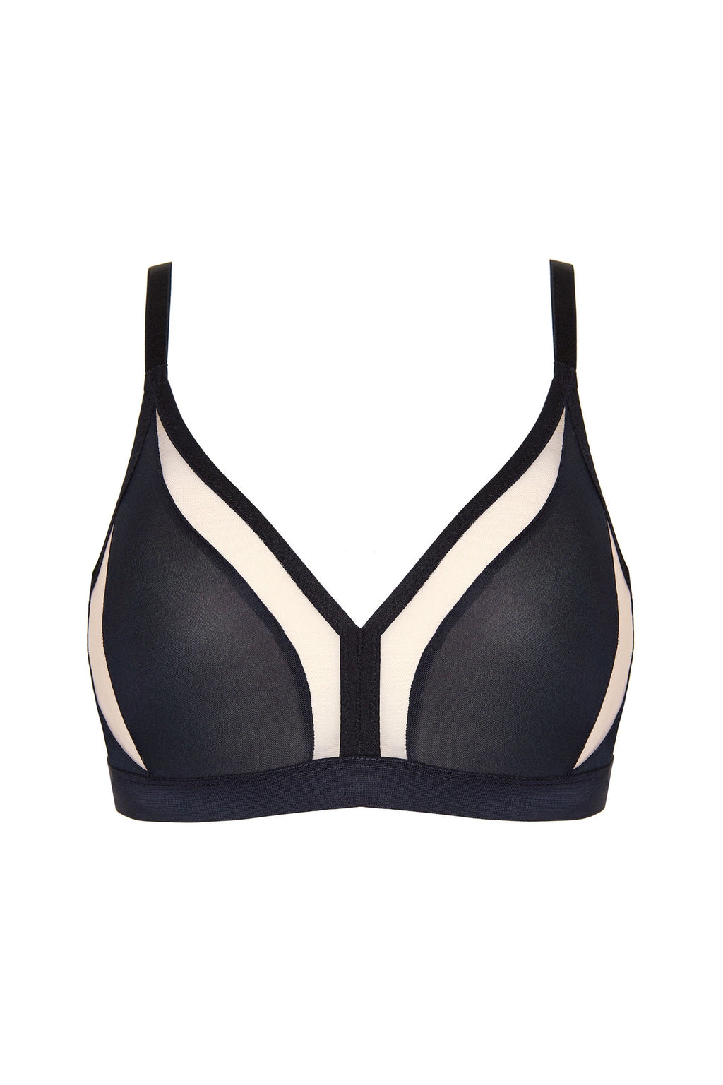 Merida soft bra without underwire black (Discount Group A) | Gorteks | MySalvio