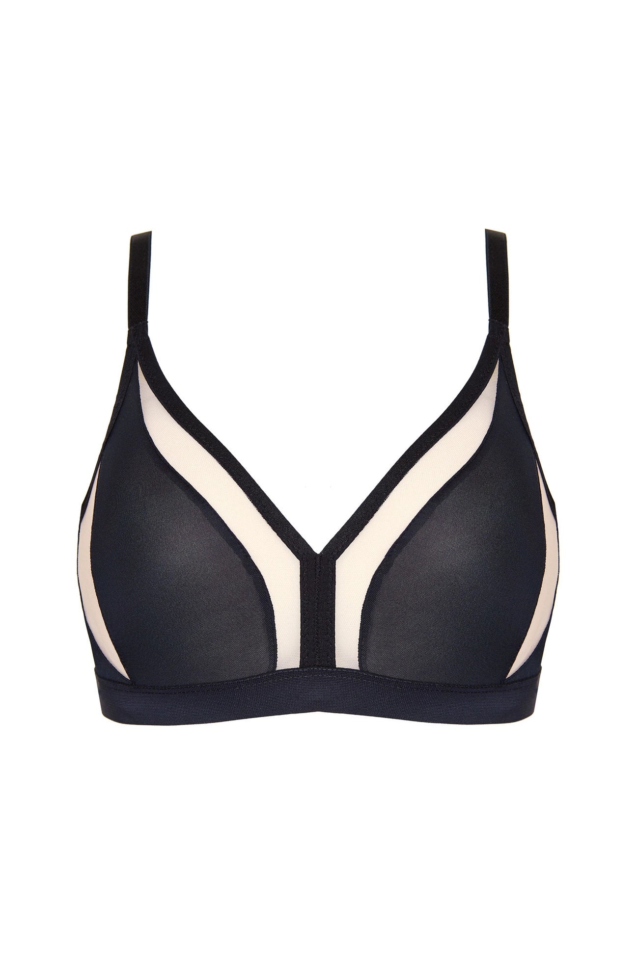 Merida soft bra without underwire black (Discount Group A) | Gorteks | MySalvio