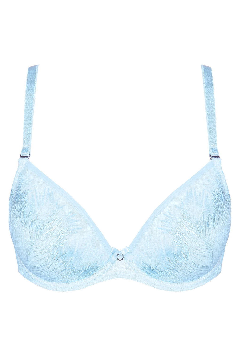 Mable push-up bra with embroidery (light blue) (Discount Group A) | Gorteks | MySalvio