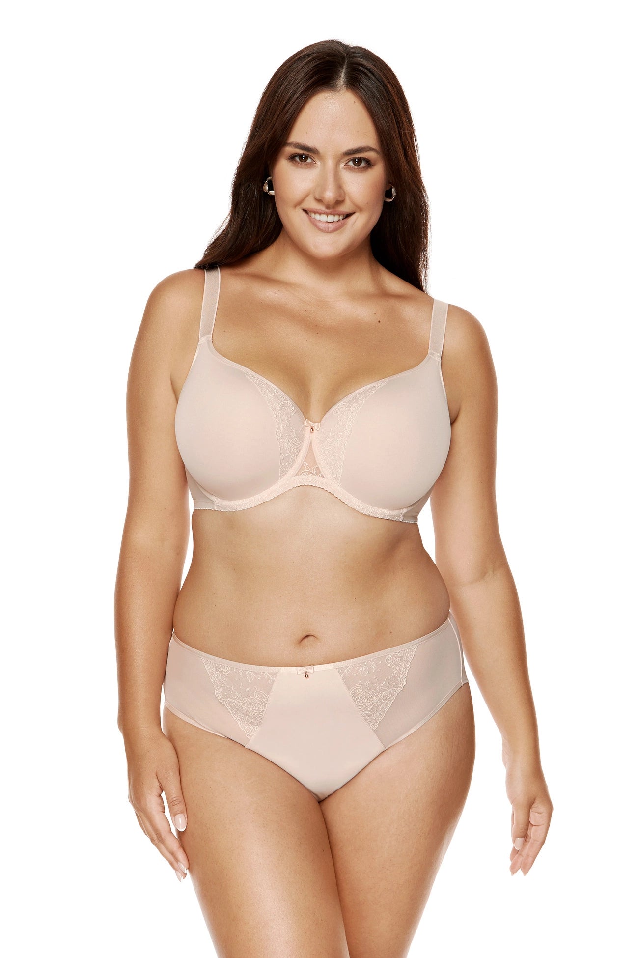 Charme padded embroidered bra (beige) (Discount Group A) | Gorteks | MySalvio