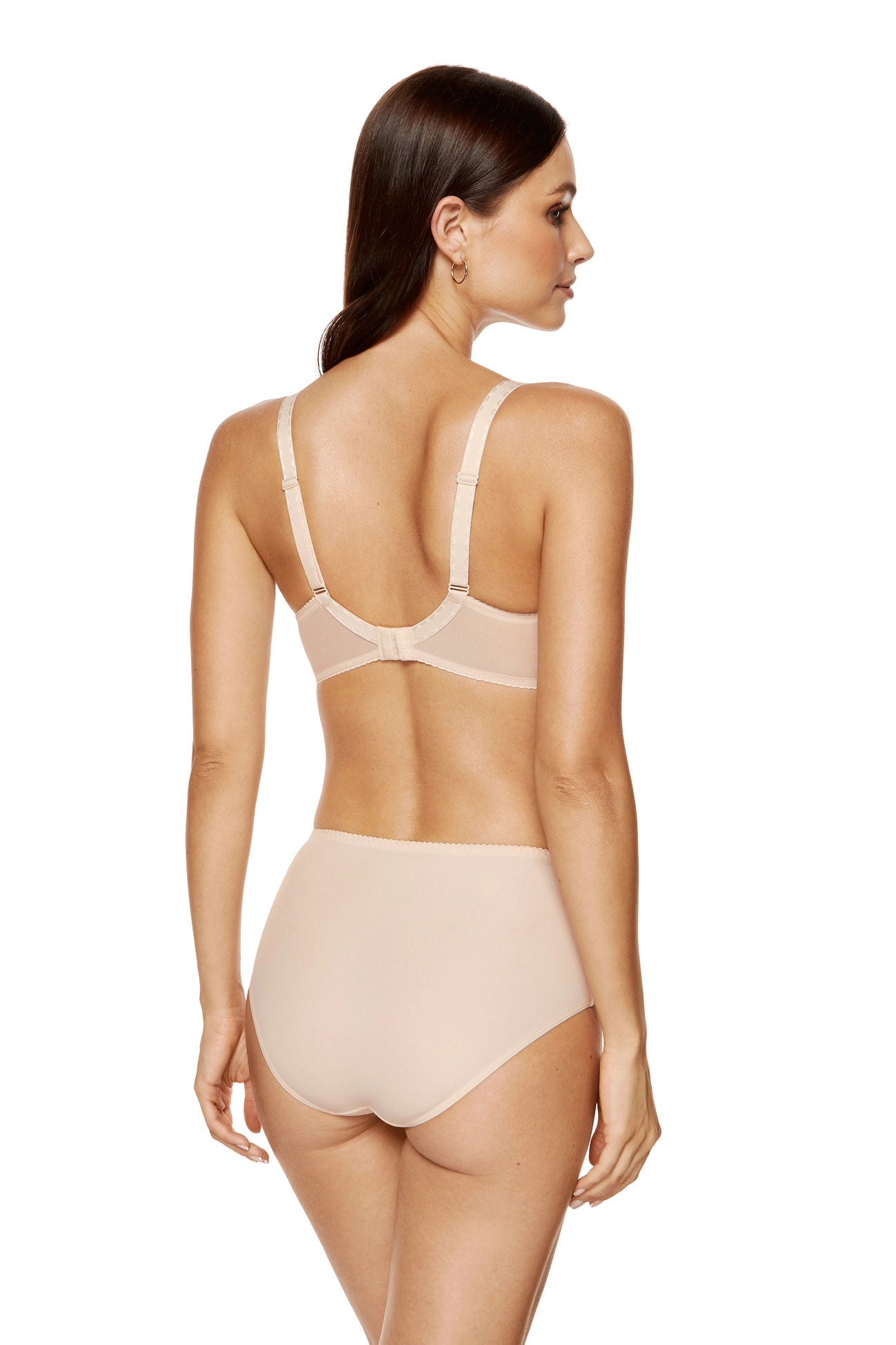 Egerie high-waisted briefs with decorative embroidery beige (Discount Group B) | Gorteks | MySalvio