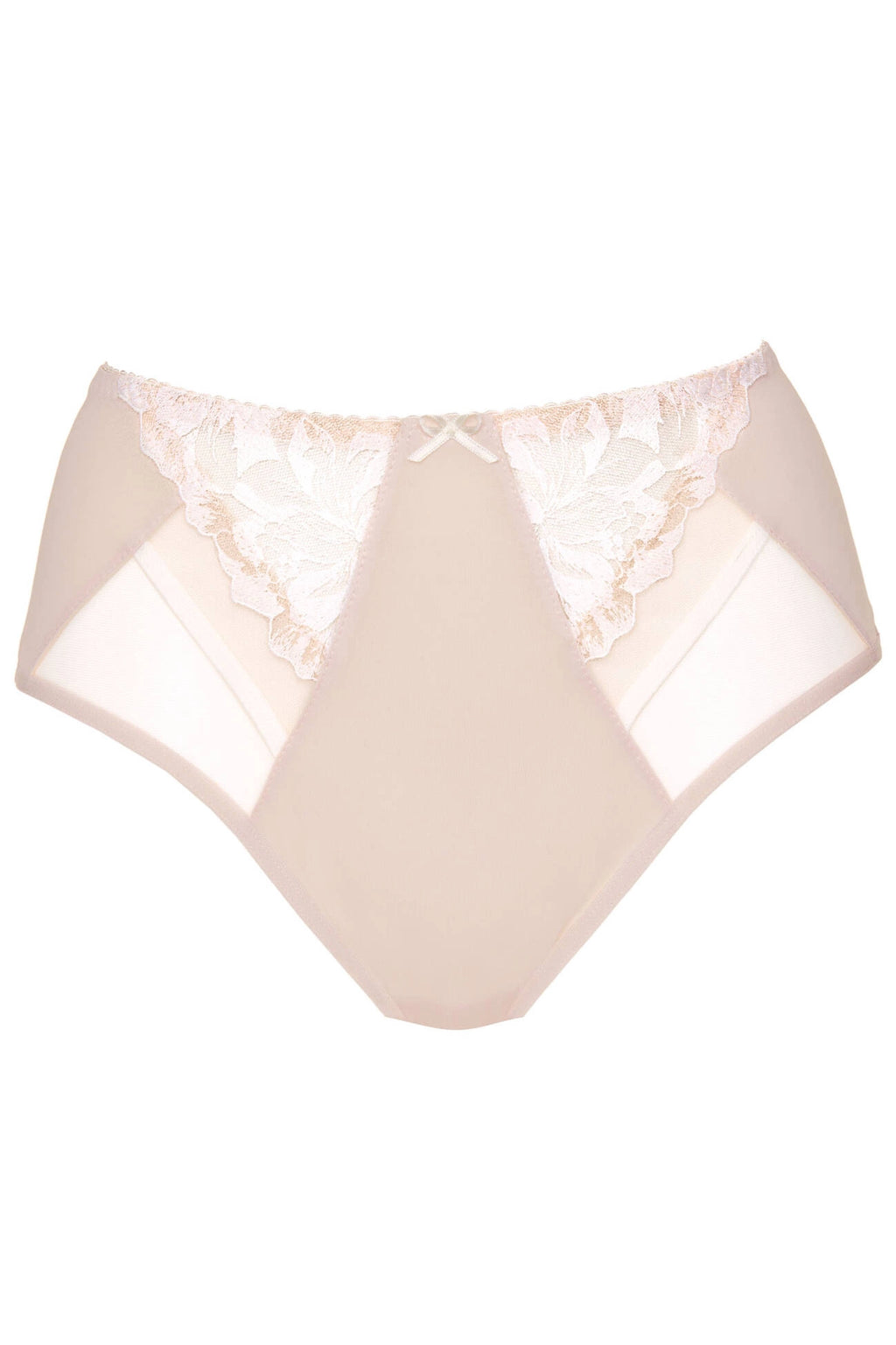 Egerie high-waisted briefs with decorative embroidery beige (Discount Group B) | Gorteks | MySalvio
