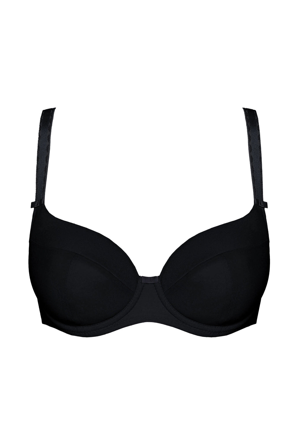 Anna black smooth padded bra (Discount Group A) | Gorteks | MySalvio