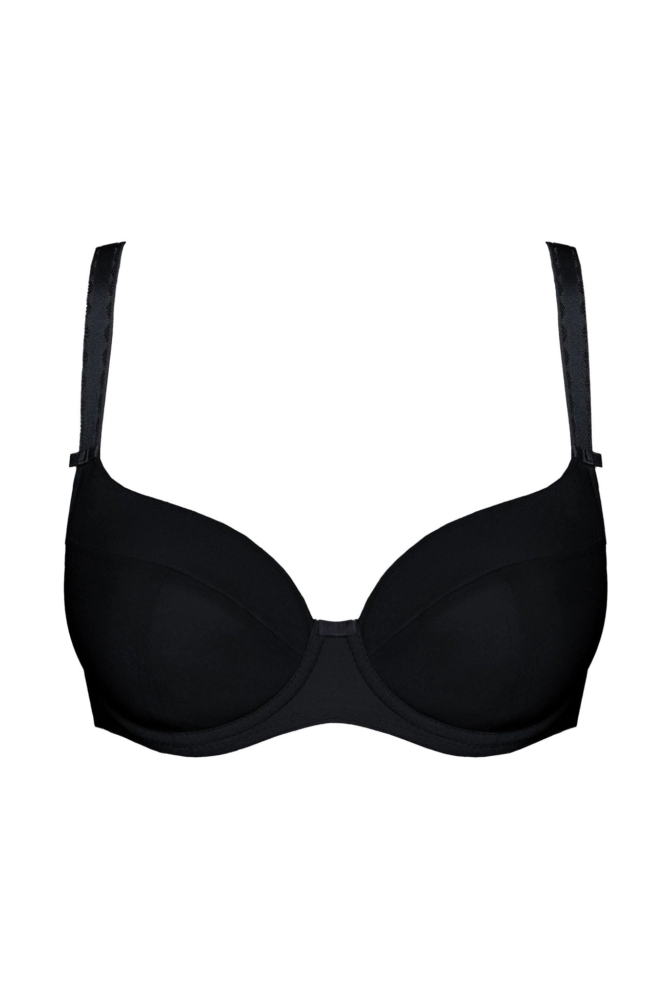Anna black smooth padded bra (Discount Group A) | Gorteks | MySalvio