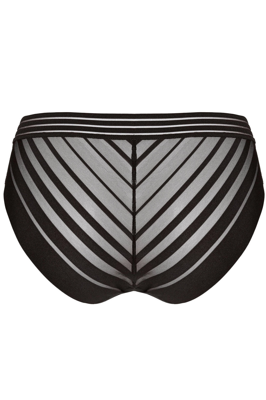 Mela black cotton briefs with lace back (3-pack) (Discount Group B) | Gorteks | MySalvio