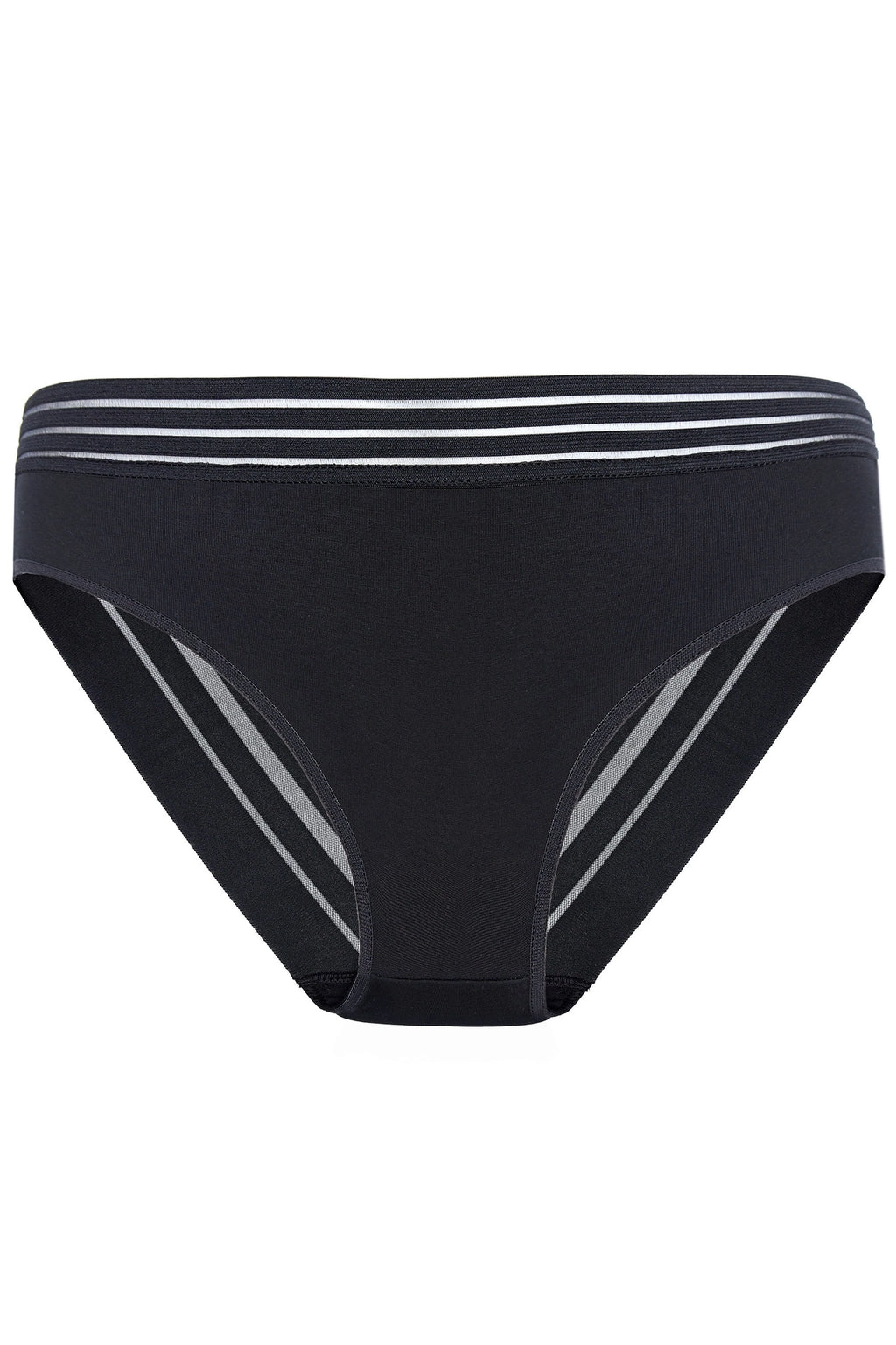 Mela black cotton briefs with lace back (3-pack) (Discount Group B) | Gorteks | MySalvio