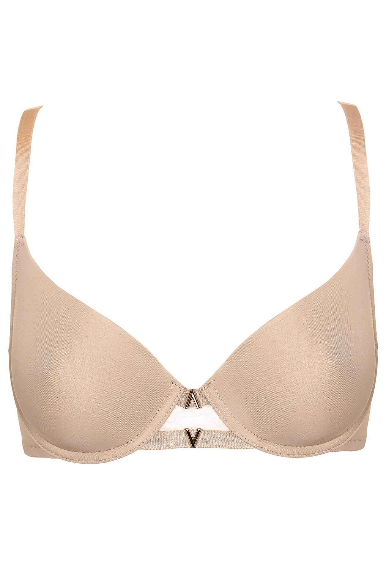 Carolina padded smooth bra (beige) (Discount Group B) | Gorteks | MySalvio