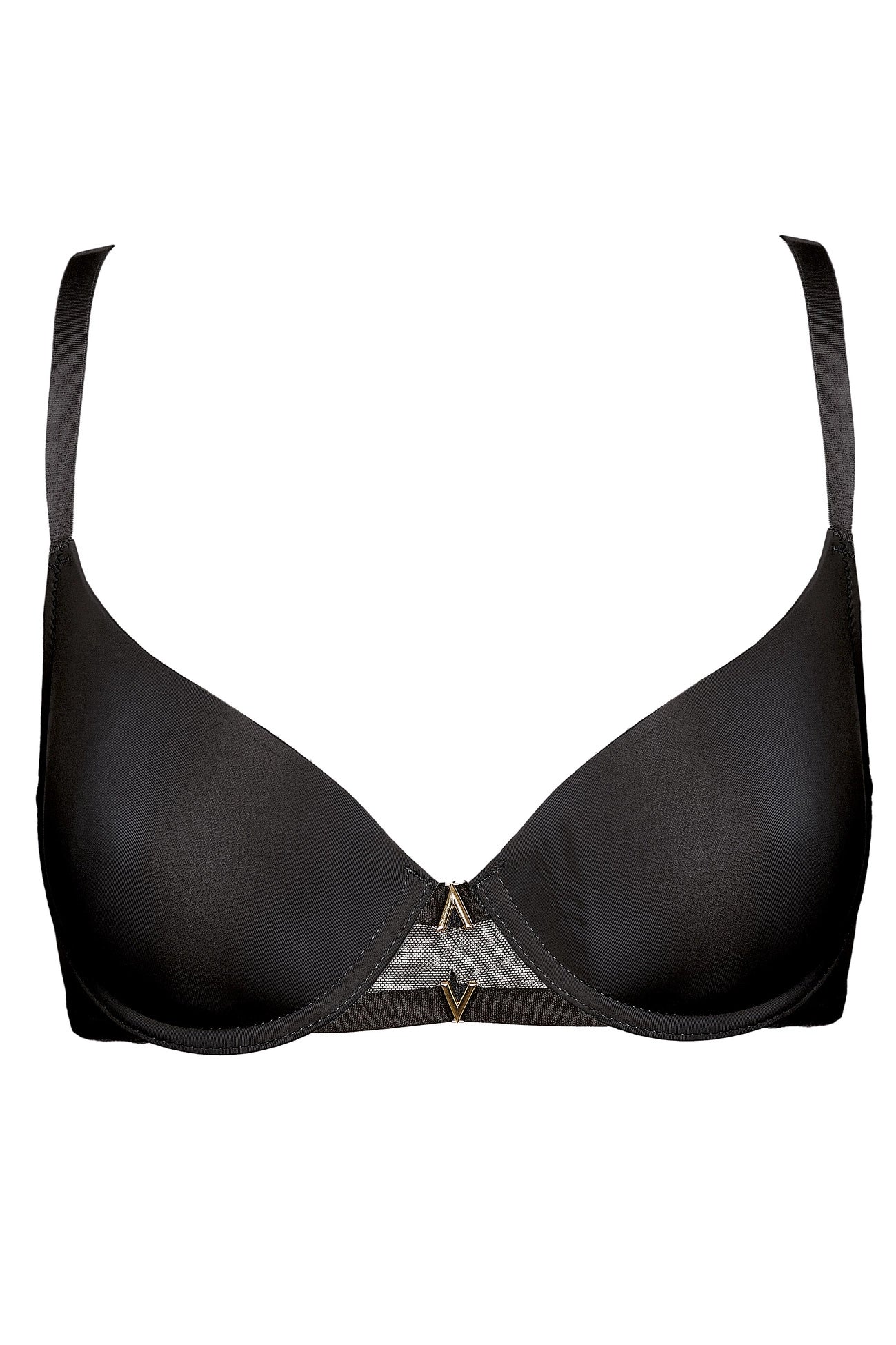 Carolina padded smooth bra (black) (Discount Group B) | Gorteks | MySalvio