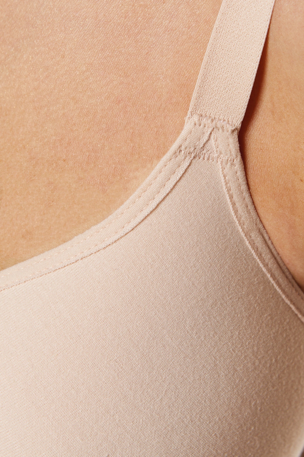 Beige Smooth Cotton Bra Hania | Gorteks | MySalvio
