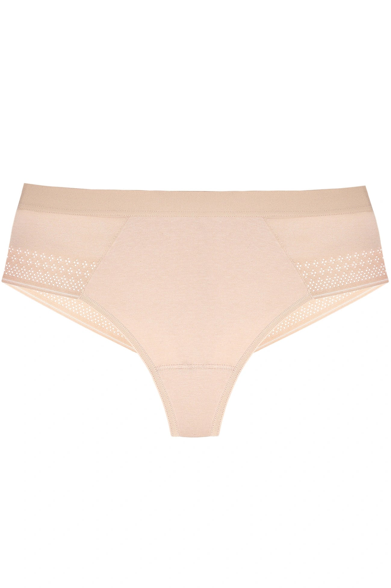 Olga Cotton Thong with Lace (3-Pack - Beige) (Discount Group A) | Gorteks | MySalvio