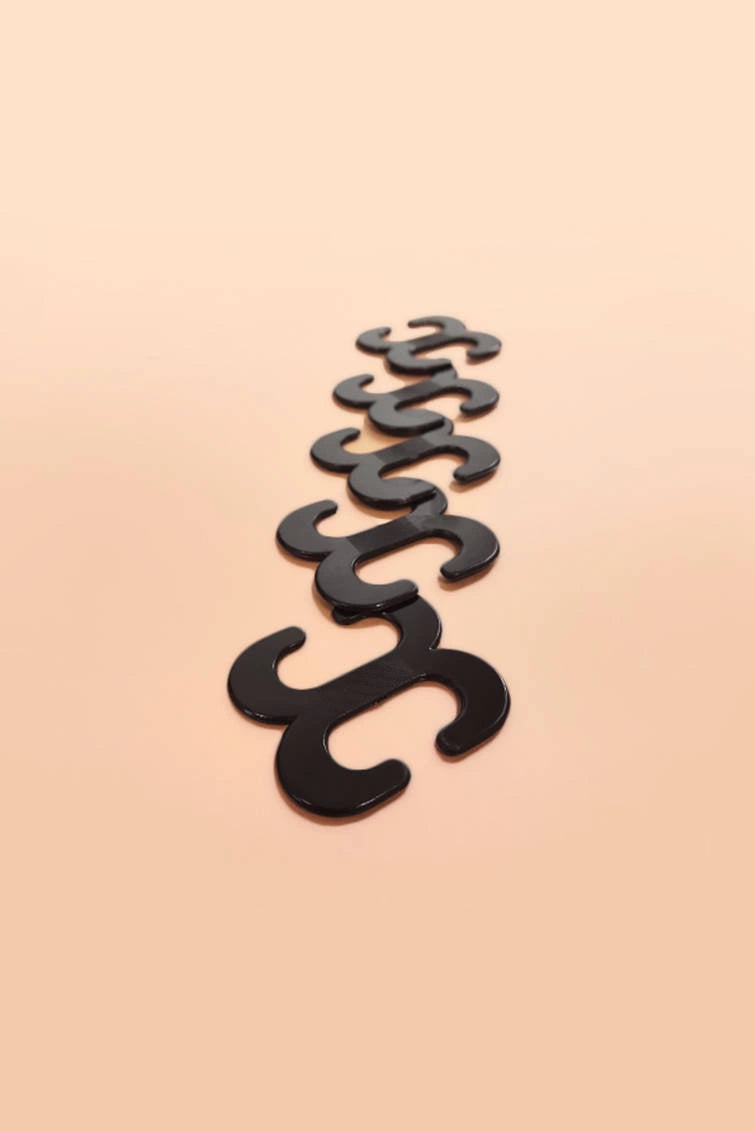 Bra strap connector clip (black) (Discount Group B) | Gorteks | MySalvio