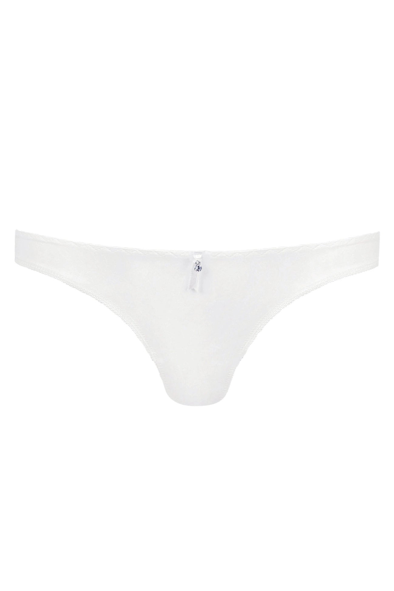 Carla smooth white thong (Discount Group B) | Gorteks | MySalvio